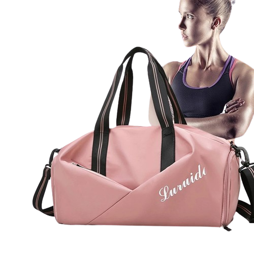 Gym Bag for Men and Women with Wet Pocket & Shoes Compartment - 3 in 1 Sports Duffle Bag - Removable crossbody shoulder strap
