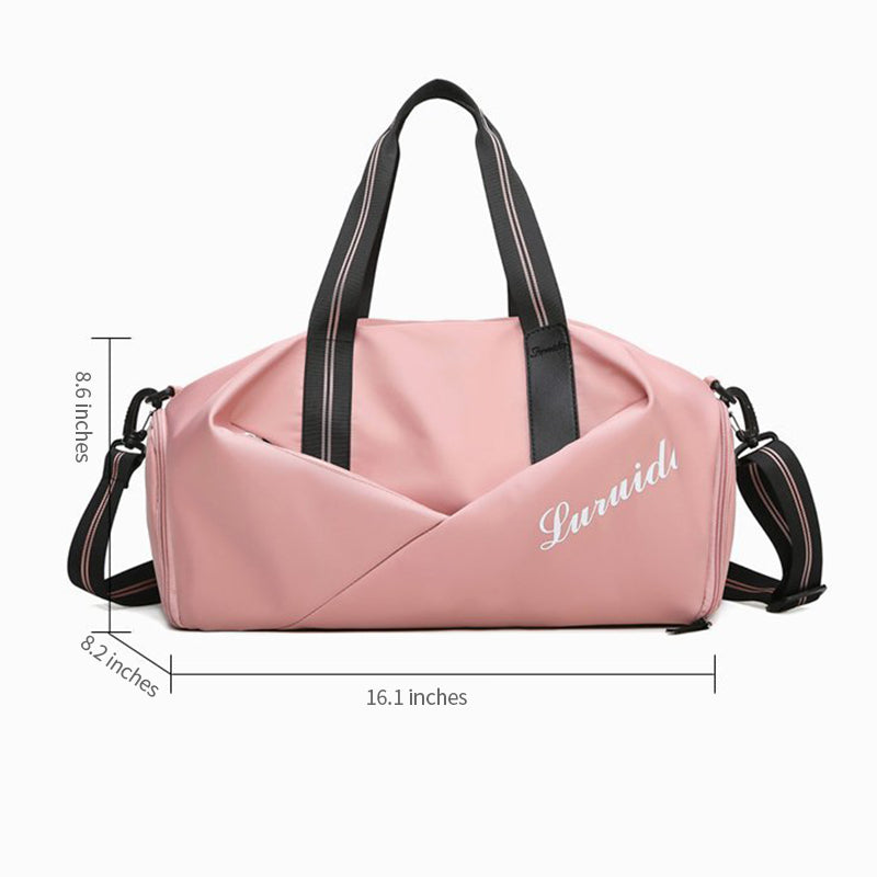 Gym Bag for Men and Women with Wet Pocket & Shoes Compartment - 3 in 1 Sports Duffle Bag - Removable crossbody shoulder strap