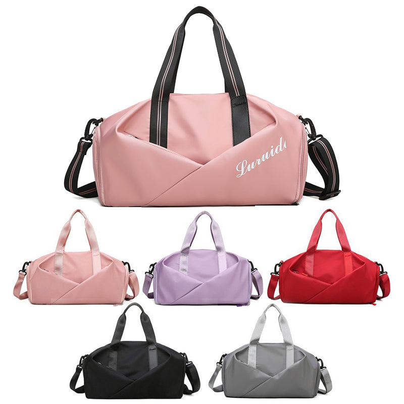 Gym Bag for Men and Women with Wet Pocket & Shoes Compartment - 3 in 1 Sports Duffle Bag - Removable crossbody shoulder strap